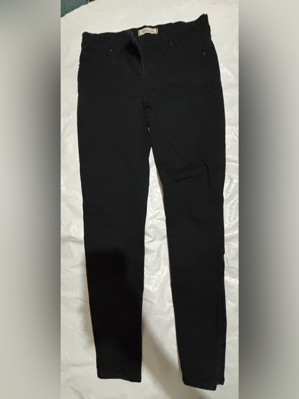 Madewell 9” High-Rise Skinny Black Size 28 Tall Jeans